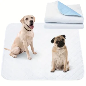 Washable Dog Pee Pads Heavy Absorbent Leakproof Training Mat 2 Pack