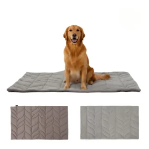 Cooling Dog Crate Mat Breathable Washable Portable Pet Bed Pad