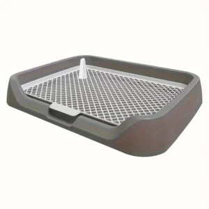Flat Bottom Dog Pee Pad Tray with Leak-Resistant PC Base