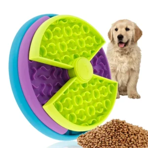 3 Layer Dog Slow Feeder Puzzle Bowl Interactive Feeding Toy