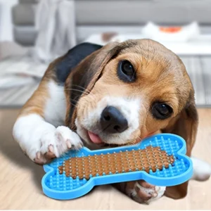 2 Pack Silicone Dog Lick Mats Slow Feeding Pad Set