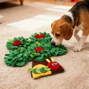Dog Snuffle Mat Slow Feeding Puzzle with Tree Pattern
