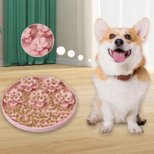 Silicone Dog Lick Mat Slow Feeder Non-Slip Suction Pad