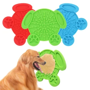 Silicone Dog Lick Mat Slow Feeder Suction Feeding Pad