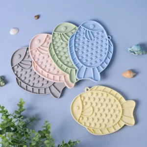 3 Pack Silicone Dog Lick Mats Slow Feeder Set