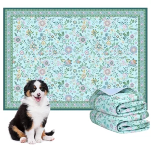 Washable Dog Pee Pads Non-Slip Leakproof Reusable Training Mats